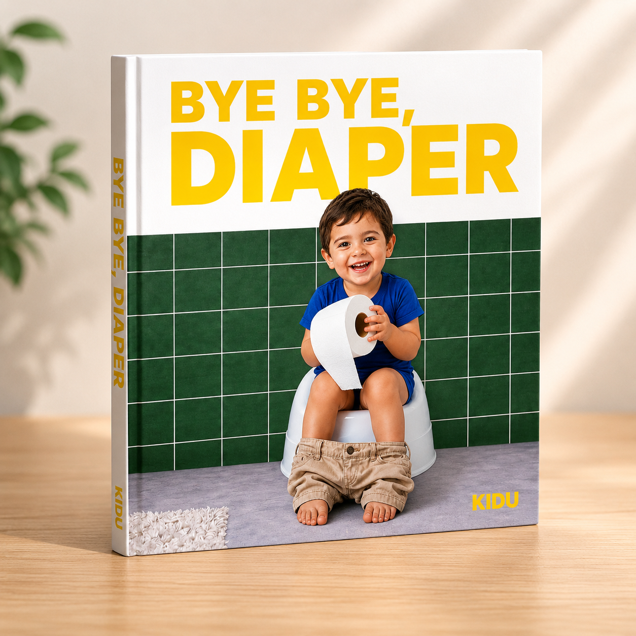 Bye Bye, Diaper Matteo Edition potty training book for boys