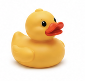 Bath time duck